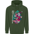 Anime Elf Christmas Tree Xmas Childrens Kids Hoodie Forest Green