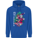 Anime Elf Christmas Tree Xmas Childrens Kids Hoodie Royal Blue