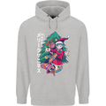 Anime Elf Christmas Tree Xmas Childrens Kids Hoodie Sports Grey