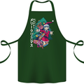 Anime Elf Christmas Tree Xmas Cotton Apron 100% Organic Forest Green