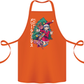 Anime Elf Christmas Tree Xmas Cotton Apron 100% Organic Orange