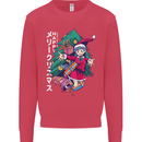 Anime Elf Christmas Tree Xmas Kids Sweatshirt Jumper Heliconia