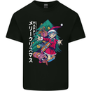 Anime Elf Christmas Tree Xmas Kids T-Shirt Childrens Black