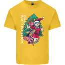 Anime Elf Christmas Tree Xmas Kids T-Shirt Childrens Yellow
