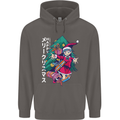 Anime Elf Christmas Tree Xmas Mens 80% Cotton Hoodie Charcoal