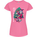 Anime Elf Christmas Tree Xmas Womens Petite Cut T-Shirt Azalea