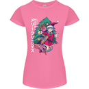 Anime Elf Christmas Tree Xmas Womens Petite Cut T-Shirt Azalea