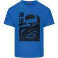 Anime Formula Racing Car Driver Motorsport Mens Cotton T-Shirt Tee Top Royal Blue