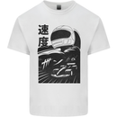 Anime Formula Racing Car Driver Motorsport Mens Cotton T-Shirt Tee Top White
