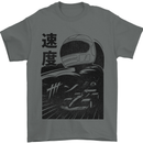 Anime Formula Racing Car Driver Motorsport Mens T-Shirt 100% Cotton Charcoal