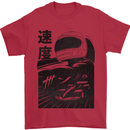 Anime Formula Racing Car Driver Motorsport Mens T-Shirt 100% Cotton Red