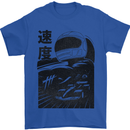 Anime Formula Racing Car Driver Motorsport Mens T-Shirt 100% Cotton Royal Blue