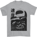 Anime Formula Racing Car Driver Motorsport Mens T-Shirt 100% Cotton Sports Grey