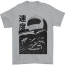 Anime Formula Racing Car Driver Motorsport Mens T-Shirt 100% Cotton Sports Grey