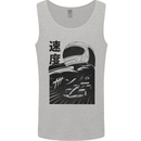 Anime Formula Racing Car Driver Motorsport Mens Vest Tank Top Sports Grey