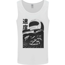 Anime Formula Racing Car Driver Motorsport Mens Vest Tank Top White