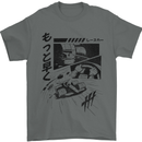 Anime Formula Racing Motorsport Cars Mens T-Shirt 100% Cotton Charcoal