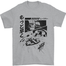 Anime Formula Racing Motorsport Cars Mens T-Shirt 100% Cotton Sports Grey