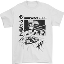 Anime Formula Racing Motorsport Cars Mens T-Shirt 100% Cotton White