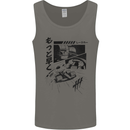 Anime Formula Racing Motorsport Cars Mens Vest Tank Top Charcoal