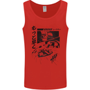 Anime Formula Racing Motorsport Cars Mens Vest Tank Top Red