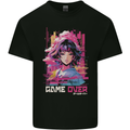 Anime Game Over Video Games Kids T-Shirt Childrens Black