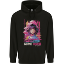 Anime Game Over Video Games Mens 80% Cotton Hoodie Black