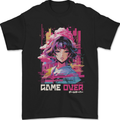 Anime Game Over Video Games Mens Gildan Cotton T-Shirt Black