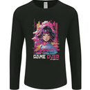 Anime Game Over Video Games Mens Long Sleeve T-Shirt Black