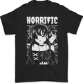 Anime Horrific Mens Gildan Cotton T-Shirt Black