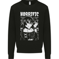 Anime Horrific Mens Sweatshirt Jumper Black