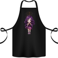 Anime Leo Chibi Cotton Apron 100% Organic Black