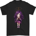 Anime Leo Chibi Mens Gildan Cotton T-Shirt Black