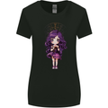 Anime Leo Chibi Womens Wider Cut T-Shirt Black