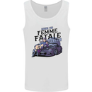 Anime Living the Femme Fatale Lifestyle Mens Vest Tank Top White