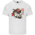 Anime Pirate Mens Cotton T-Shirt Tee Top White