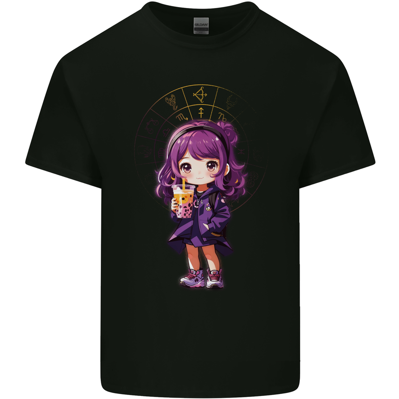 Anime Sagittarius Chibi Kids T-Shirt Childrens Black