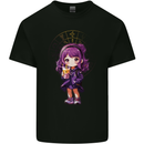 Anime Sagittarius Chibi Mens Cotton T-Shirt Tee Top Black