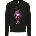 Anime Sagittarius Chibi Mens Sweatshirt Jumper Black