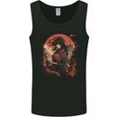 Anime Samurai Girl Fantasy Warrior Mens Vest Tank Top Black