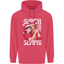 Anime Santa is My Sempai Funny Christmas Xmas Childrens Kids Hoodie Heliconia
