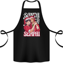 Anime Santa is My Sempai Funny Christmas Xmas Cotton Apron 100% Organic Black