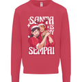 Anime Santa is My Sempai Funny Christmas Xmas Kids Sweatshirt Jumper Heliconia