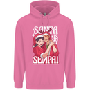 Anime Santa is My Sempai Funny Christmas Xmas Mens 80% Cotton Hoodie Azelea