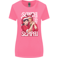 Anime Santa is My Sempai Funny Christmas Xmas Womens Wider Cut T-Shirt Azalea