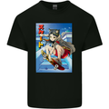 Anime Skater Girl Skateboard Skateboarding Kids T-Shirt Childrens Black