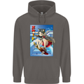 Anime Skater Girl Skateboard Skateboarding Mens 80% Cotton Hoodie Charcoal