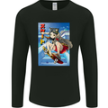 Anime Skater Girl Skateboard Skateboarding Mens Long Sleeve T-Shirt Black