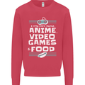 Anime Video Games & Food Funny Kids Sweatshirt Jumper Heliconia