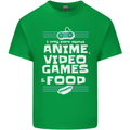 Anime Video Games & Food Funny Kids T-Shirt Childrens Irish Green